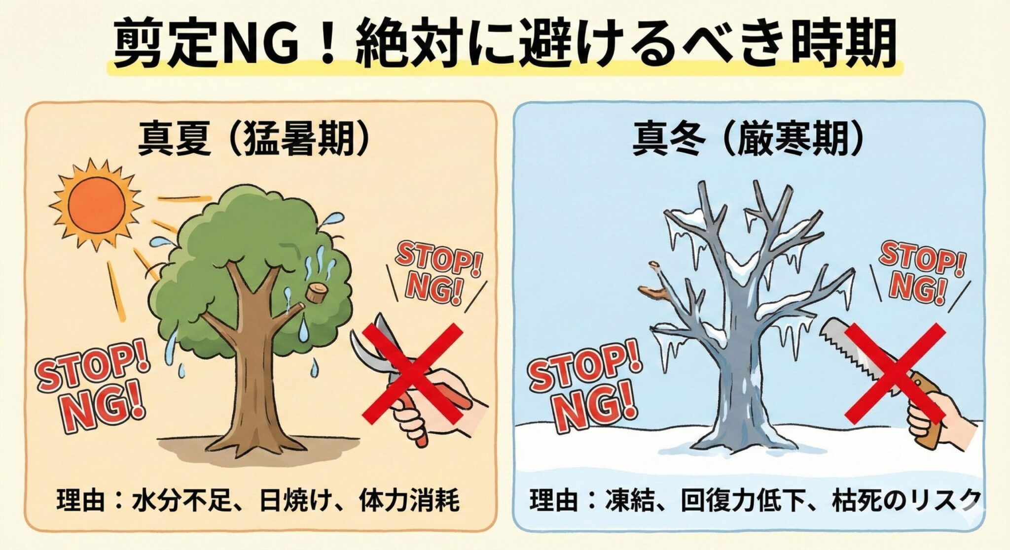 【庭木の剪定時期カレンダー】種類別一覧と初心者でも失敗しない方法を徹底解説 – グリーンデザイナーズ