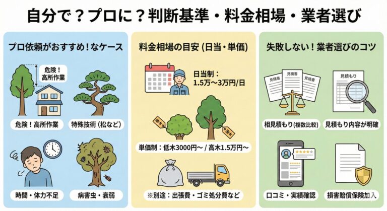 【庭木の剪定時期カレンダー】種類別一覧と初心者でも失敗しない方法を徹底解説 – グリーンデザイナーズ
