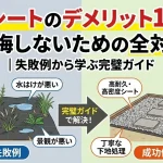防草シートのデメリット10選と後悔しないための全対策｜失敗例から学ぶ完璧ガイド