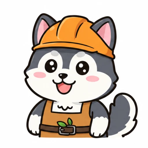 にっこり笑う広報犬のクサマル
