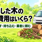 伐採した木の処分費用｜自分で出す・持ち込む・業者に頼む料金と方法